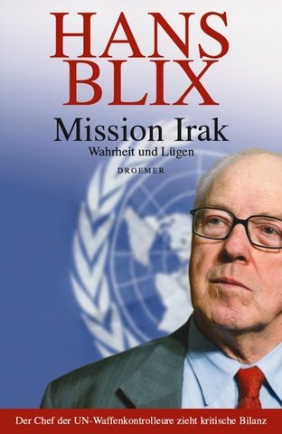 Обложка книги Mission Irak. Wahrheit und Lügen  GERMAN 