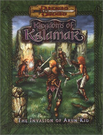 Обложка книги Invasion of Arun'Kid (Dungeons &amp; Dragons: Kingdoms of Kalamar Adventure)