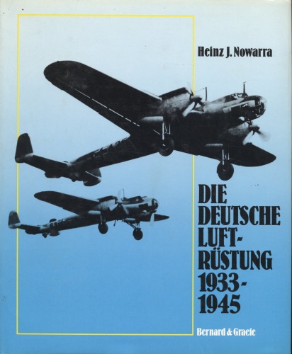 Обложка книги Die deutsche Luftrüstung 1933-1945, Bd.1: Flugzeugtypen AEG - Dornier