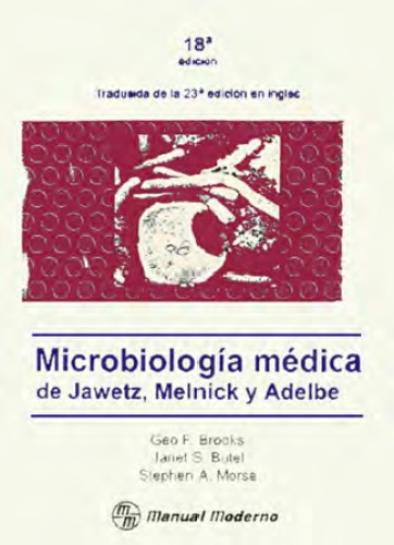 Обложка книги Microbiología Médica de Jawetz, Melnick y Adelberg