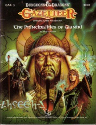 Обложка книги The Principalities of Glantri (Dungeons and Dragons Fantasy Roleplaying, Gazateer GAZ3)