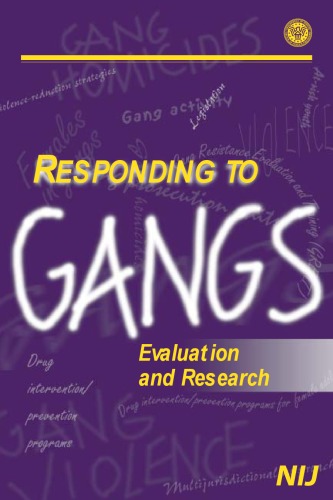 Обложка книги Responding To Gangs: Evaluation And Research
