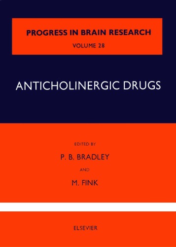 Обложка книги Progress in Brain Research Volume 28 Anticholinergic Drugs