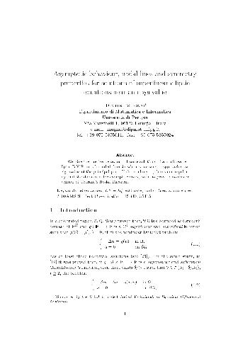 Обложка книги Asymptotic behaviour, nodal lines and symmetry properties for solutions of superlinear elliptic equations near an eigenvalue