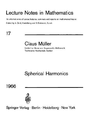 Обложка книги Spherical Harmonics