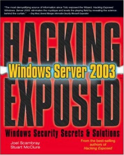Обложка книги Windows Server 2003 (Hacking Exposed) RUSSIAN 