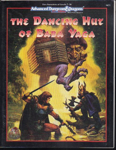 Обложка книги The Dancing Hut of Baba Yaga (AD&amp;D 2nd Ed Fantasy Roleplaying)