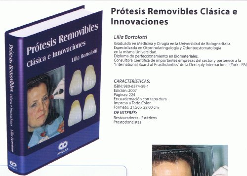 Обложка книги Prótesis removibles Clásica e innovaciones  Spanish 