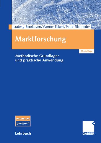 Обложка книги Marktforschung: Methodische Grundlagen und praktische Anwendung  GERMAN 