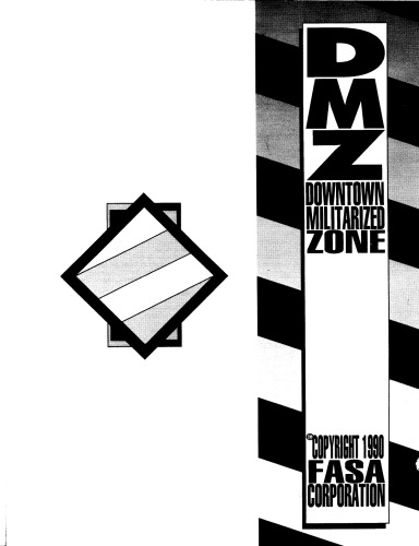 Обложка книги D.M.Z.: Downtown Militarized Zone (Shadowrun)