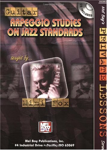 Обложка книги Mel Bay Guitar Arpeggio Studies on Jazz Standards