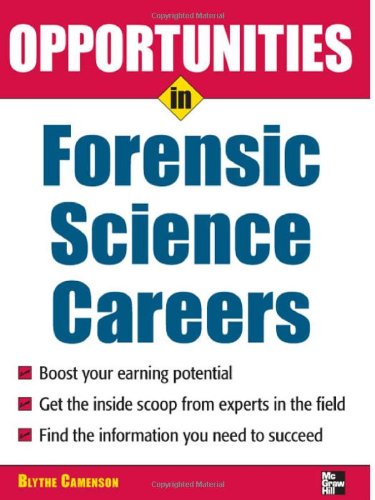 Обложка книги Opportunities in Forensic Science