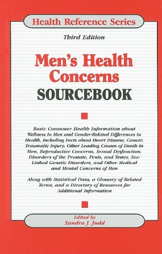 Обложка книги Men's Health Concerns Sourcebook, 3rd Edition (Health Reference Series)