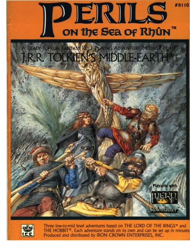 Обложка книги Perils of the Sea of Rhun (Middle Earth Role Playing MERP #8110)
