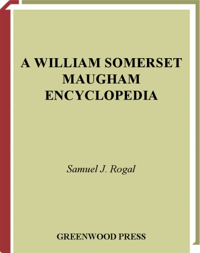 Обложка книги A William Somerset Maugham Encyclopedia