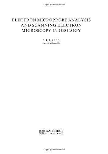 Обложка книги Electron Microprobe Analysis and Scanning Electron Microscopy in Geology
