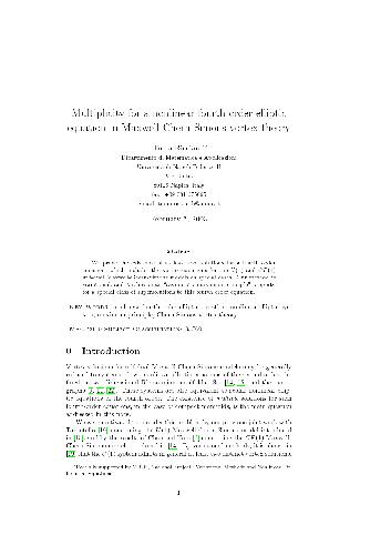 Обложка книги Multiplicity for a nonlinear fourth order elliptic equation in Maxwell-Chern-Simons vortex theory