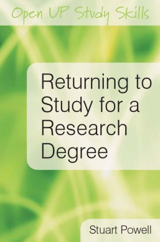 Обложка книги Returning to Study for a Research Degree