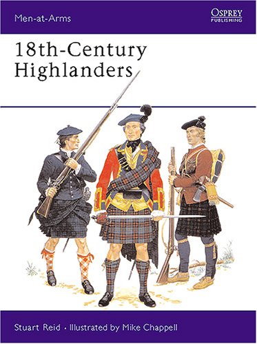 Обложка книги Osprey Men-at-Arms 261 - 18th-Century Highlanders