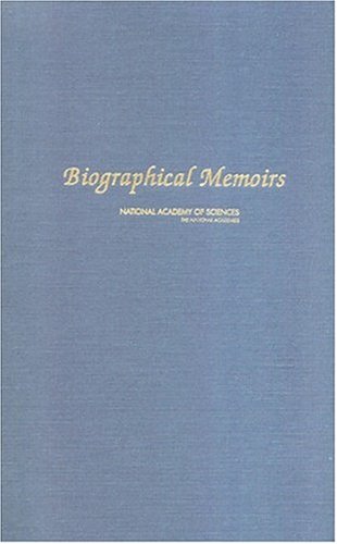 Обложка книги Biographical Memoirs: V.84 (Biographical Memoirs: A Series)
