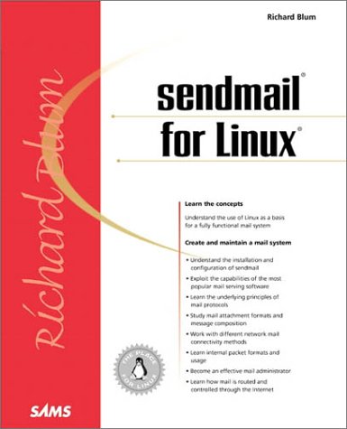 Обложка книги sendmail for Linux