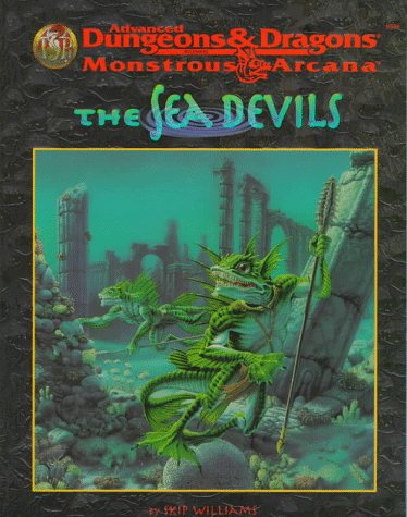 Обложка книги The Sea Devils (Advanced Dungeons &amp; Dragons, 2nd Edition: Monstrous Arcana, Accessory 9539)