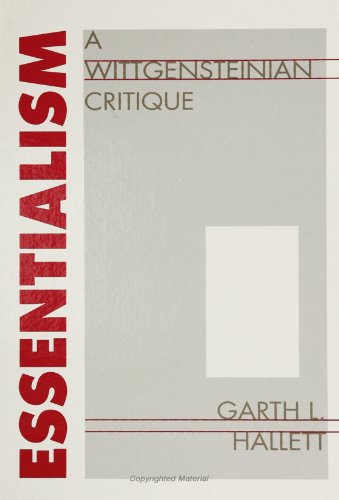 Обложка книги Essentialism: A Wittgensteinian Critique