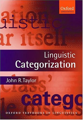 Обложка книги Linguistic Categorization: Prototypes in Linguistic Theory