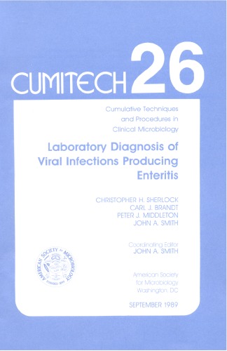 Обложка книги Cumitech 26: Laboratory Diagnosis of Viral Infections Producing Enteritis