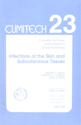 Обложка книги Cumitech 23: Infections of the Skin and Subcutaneous Tissues