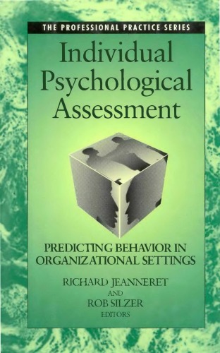 Обложка книги Individual Psychological Assessment: Predicting Behavior in Organizational Settings (J-B SIOP Professional Practice Series)