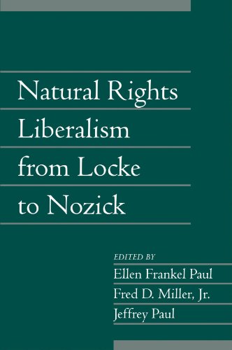 Обложка книги Natural Rights Liberalism from Locke to Nozick (Social Philosophy and Policy, Volume 22)