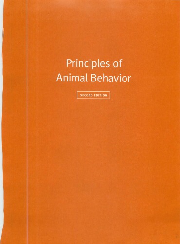 Обложка книги Principles of Animal Behavior (Second Edition)