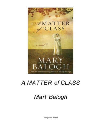 Обложка книги A Matter of Class