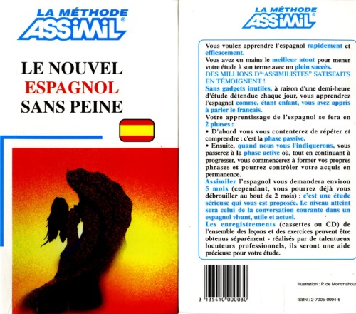 Обложка книги Le nouvel espagnol sans peine