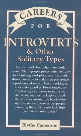 Обложка книги Careers for introverts and other solitary types