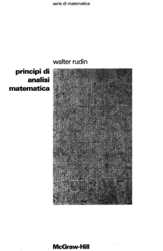 Обложка книги Principi di analisi matematica