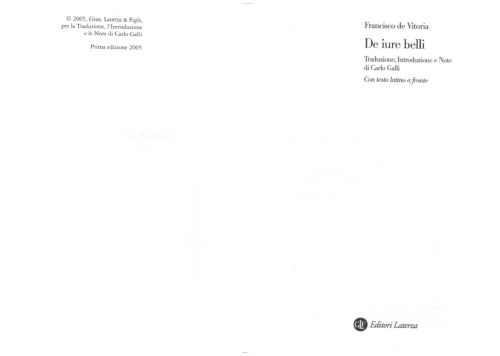 Обложка книги De iure belli
