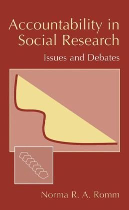 Обложка книги Accountability in social research: issues and debates