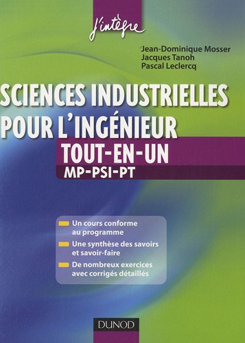 Обложка книги Sciences industrielles pour l'ingénieur tout-en-un MP-PSI-PT