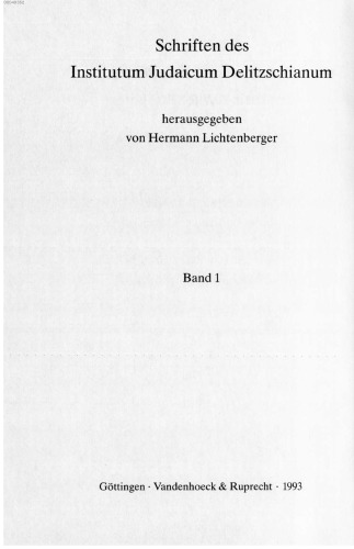 Обложка книги Begegnungen zwischen Christentum und Judentum in Antike und Mittelalter. Festschrift für Heinz Schreckenberg