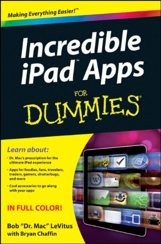 Обложка книги Incredible iPad Apps For Dummies