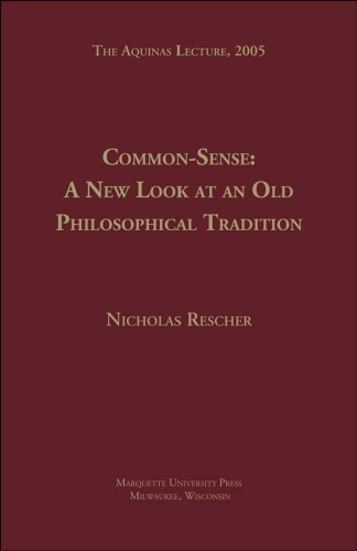 Обложка книги Commonsense: A New Look at the Old Philosophical Tradition