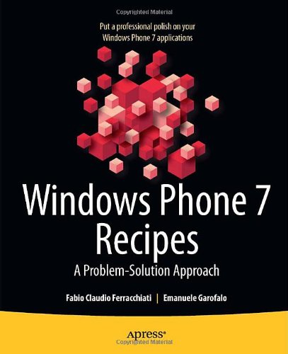 Обложка книги Windows Phone 7 Recipes: A Problem-Solution Approach