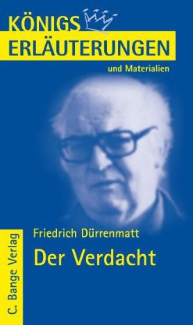 Обложка книги Erläuterungen Zu Friedrich Dürrenmatt &quot;Der Verdacht&quot;