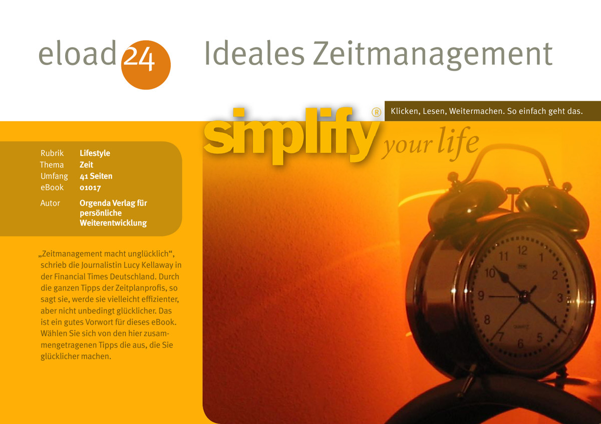Обложка книги Ideales Zeitmanagement German 