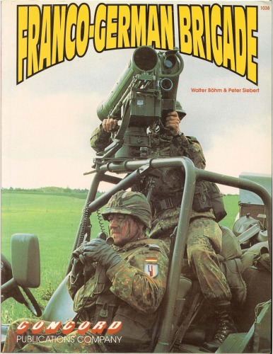Обложка книги Concord Publications 1038 Franco German Brigade