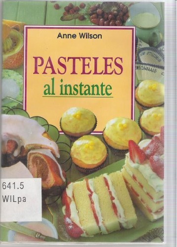 Обложка книги Pasteles al instante