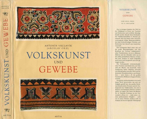 Обложка книги Volkskunst und Gewebe / Вышивки чешского народа