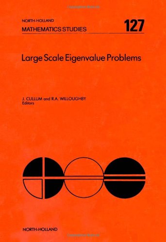 Обложка книги Large scale eigenvalue problems. Proc. Oberlech, 1985